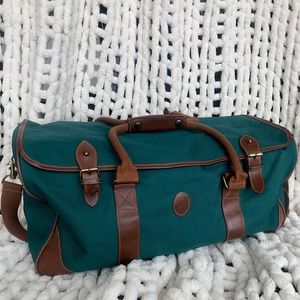 Vintage Polo by Ralph Lauren Green Duffle Bag